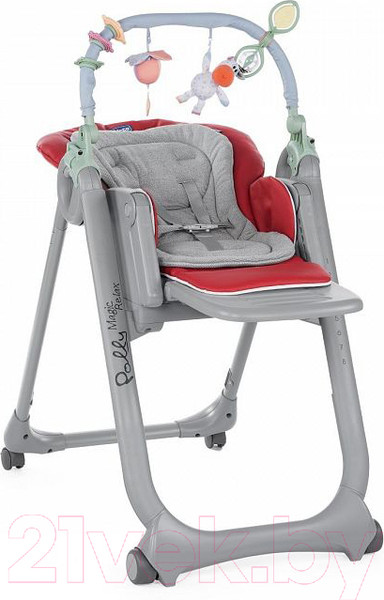 Изображение товара Стульчик для кормления Chicco Polly Magic Relax (red)