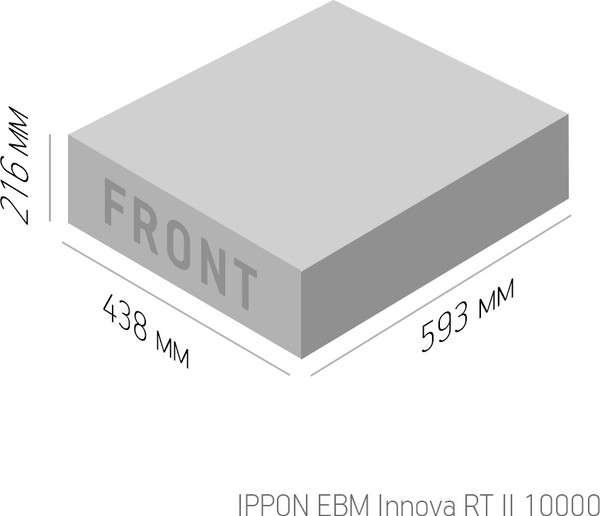 Изображение товара Внешний батарейный блок IPPON Innova RT II 10K / 1075710