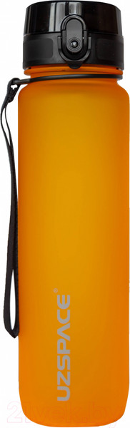 Изображение товара Бутылка для воды UZSpace Colorful Frosted / 3038 (1л, оранжевый)