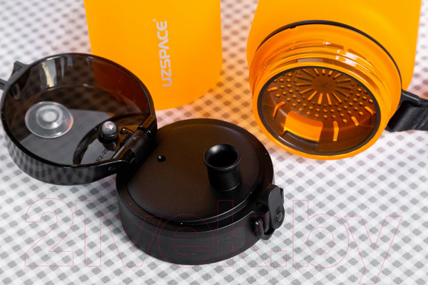 Изображение товара Бутылка для воды UZSpace Colorful Frosted / 3038 (1л, оранжевый)