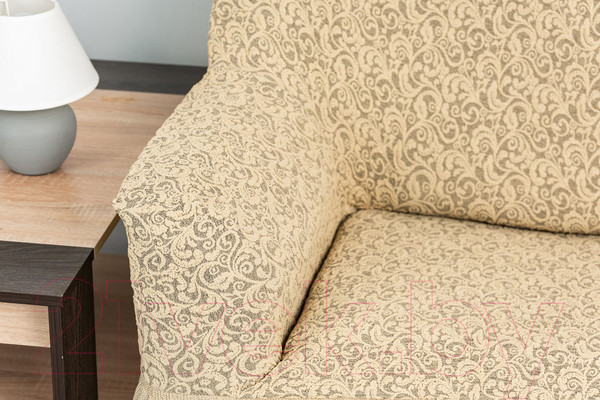 Изображение товара Комплект чехлов Софатэкс Стандарт КПО-6 Венеция без оборки / 01259 (песок)