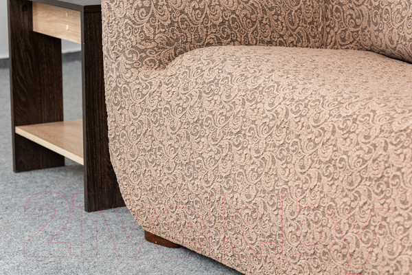 Изображение товара Комплект чехлов Софатэкс Стандарт КПО-6 Венеция без оборки / 01155 (капучино)