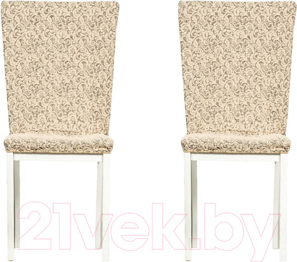 Изображение товара Комплект чехлов Софатэкс КПС-12 Венеция без оборки / 01047 (ваниль)