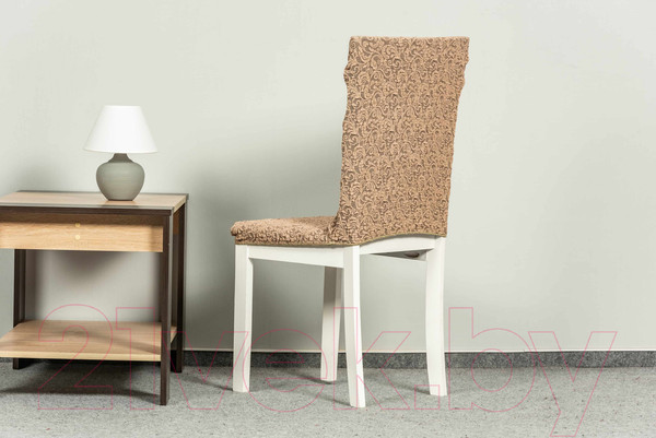 Изображение товара Комплект чехлов Софатэкс КПС-12 Венеция без оборки / 01074 (капучино)