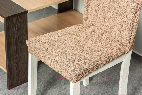 Изображение товара Комплект чехлов Софатэкс КПС-12 Венеция без оборки / 01074 (капучино)