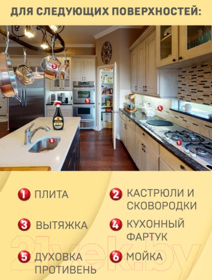 Изображение товара Чистящее средство для кухни Bagi Шуманит Жироудалитель (400мл)