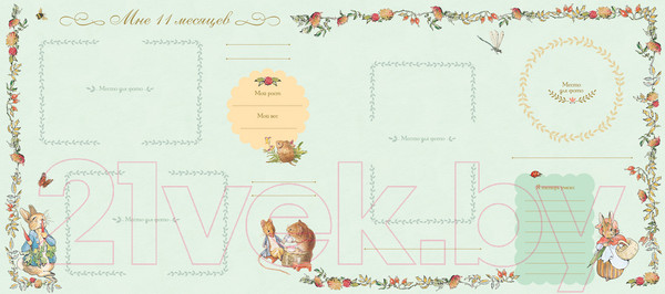 Изображение товара Альбом малыша Росмэн Мой первый год / 4680274051135