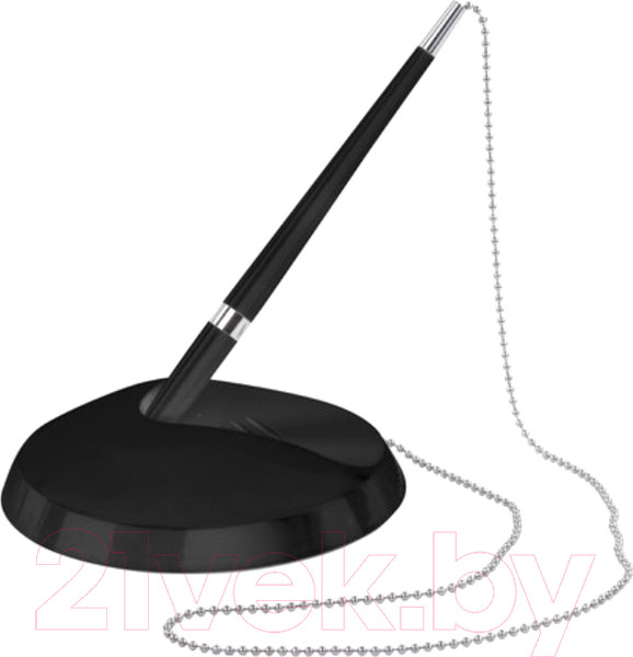 Изображение товара Ручка шариковая Brauberg Стенд-Пен Блэк2 / 141347 (синий)