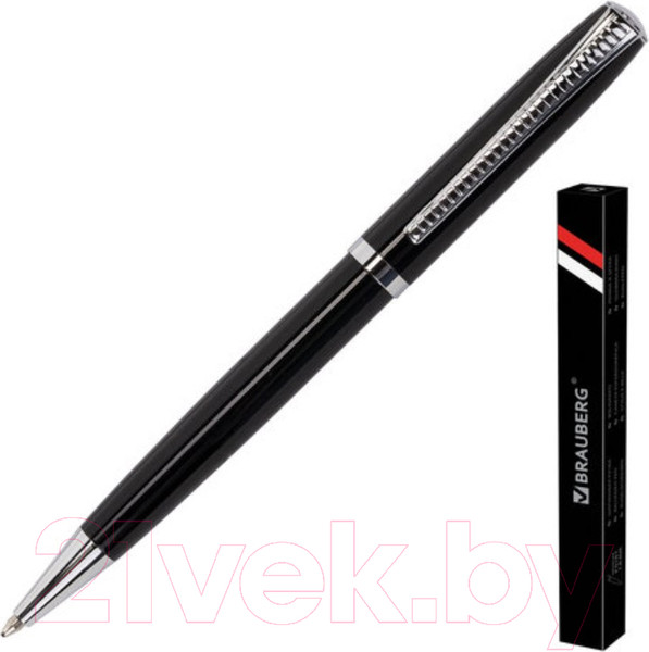 Изображение товара Ручка шариковая Brauberg Cayman Black / 141410 (синий)