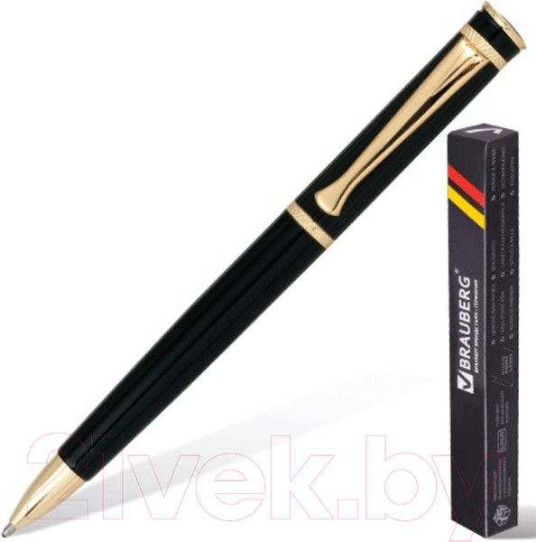 Изображение товара Ручка шариковая Brauberg Perfect Black / 141416 (синий)