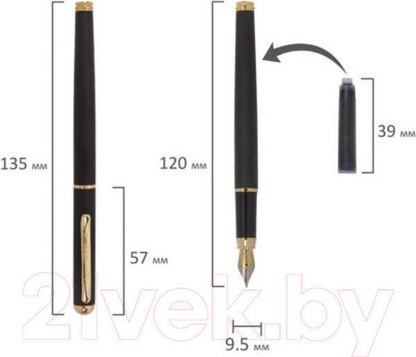 Изображение товара Ручка перьевая Brauberg Maestro / 143471 (синий)