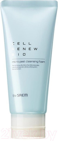 Изображение товара Пенка для умывания The Saem Cell Renew Bio Micro Peel Cleansing Foam (170мл)