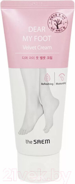Изображение товара Крем для ног The Saem Dear My Foot Velvet Cream Питательный (100мл)