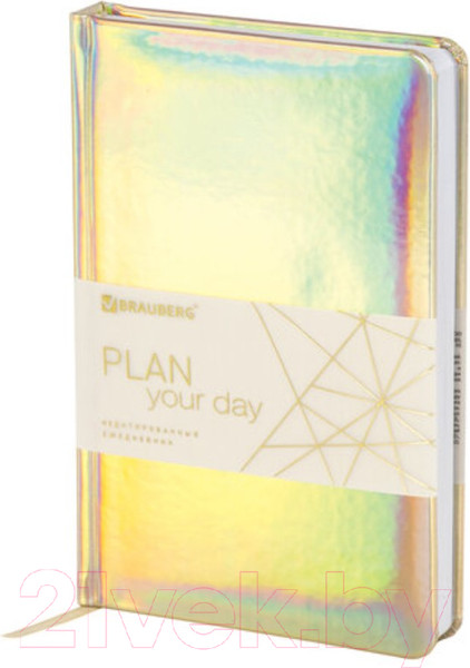 Изображение товара Ежедневник Brauberg Holiday / 111673 (золото)
