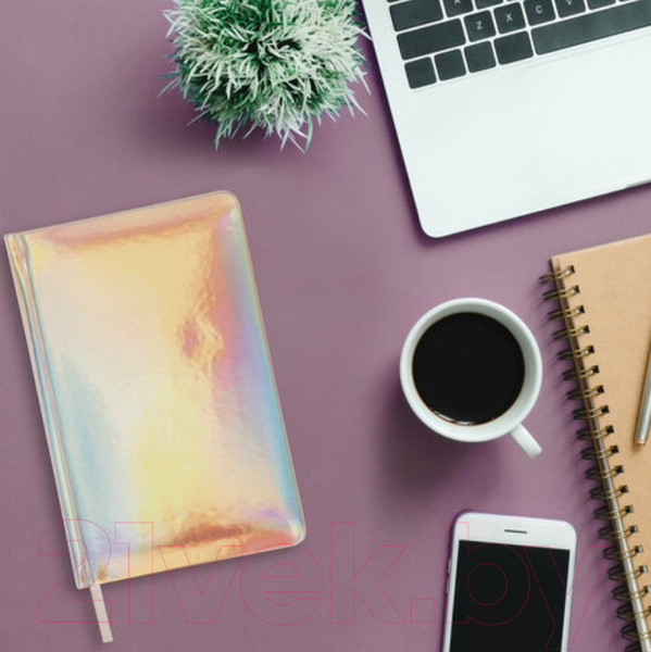 Изображение товара Ежедневник Brauberg Holiday / 111673 (золото)