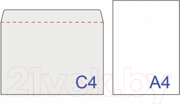 Изображение товара Набор конвертов почтовых Brauberg Куда-Кому / 112178 (50шт)
