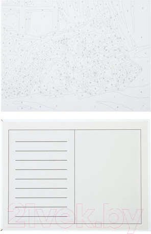 Изображение товара Картина по номерам Юнландия Котенок с акриловыми красками / 662502