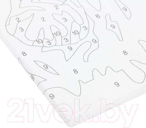 Изображение товара Картина по номерам Юнландия Птица в цветущем саду с акриловыми красками / 662506