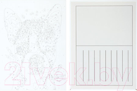 Изображение товара Картина по номерам Юнландия Милая собачка с акриловыми красками / 662508