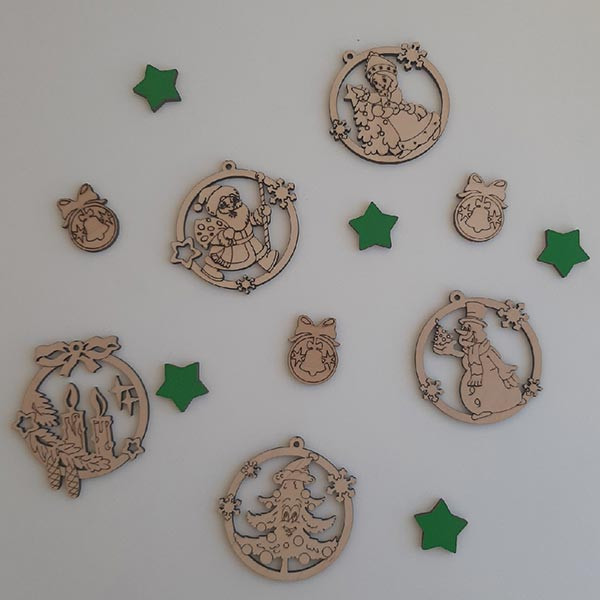 Изображение товара Декор Деревянный город Шкатулка с Новым годом / 340