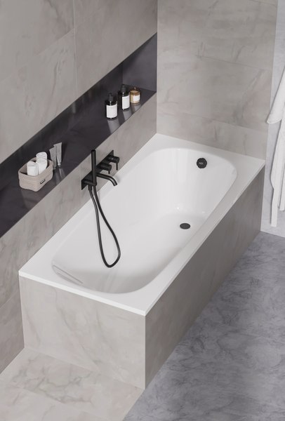 Изображение товара Ванна акриловая Alba Spa Sevilla 160x70 R (2 экрана и ножки)