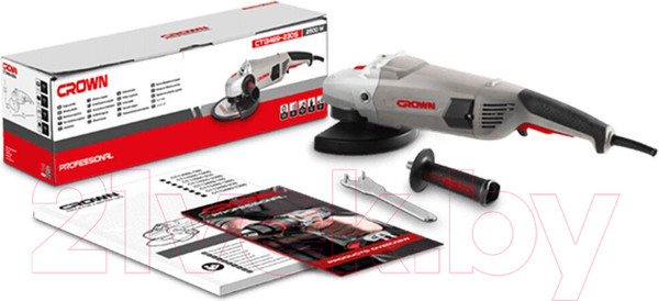 Изображение товара Угловая шлифовальная машина CROWN CT13500-230N