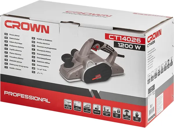 Изображение товара Электрорубанок CROWN CT14026