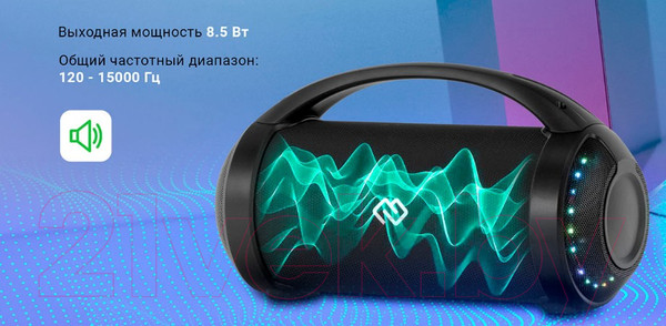 Изображение товара Портативная колонка Digma S-17 (черный)
