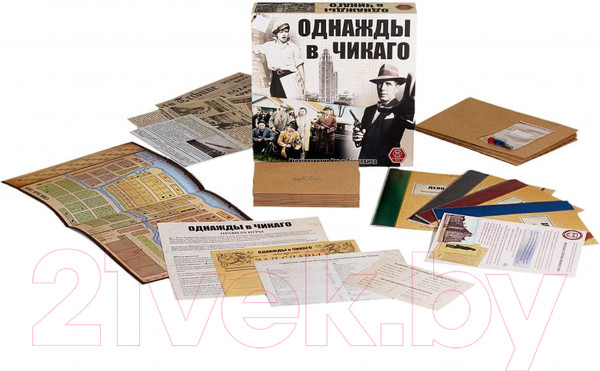 Изображение товара Настольная игра Правильные Игры Однажды в Чикаго / 52-01-01