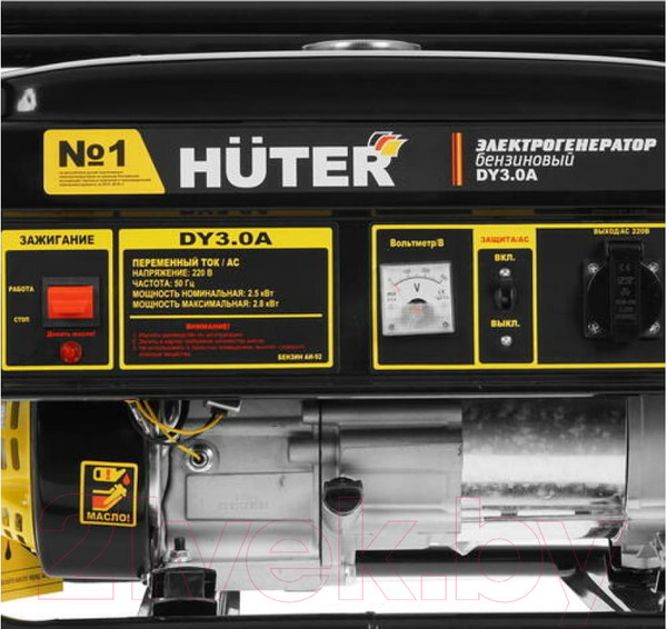 Изображение товара Бензиновый генератор Huter DY3.0A (64/1/56)