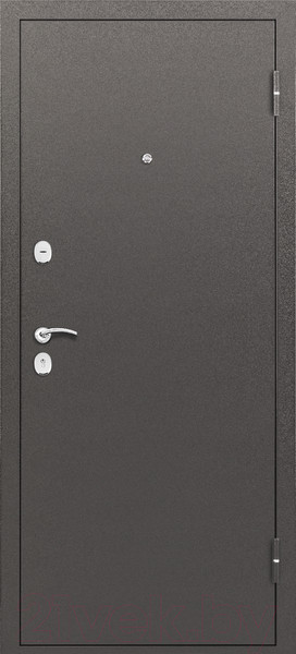 Изображение товара Входная дверь Промет Марс 6 96x205 (правая, Mocco ПФ-022/шале графит)