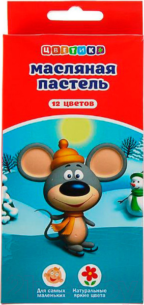 Изображение товара Набор масляной пастели Цветик 7041969 (12цв)