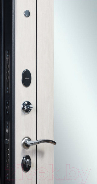 Изображение товара Входная дверь Промет Марс 12 86x205 (левая, антрацит рефлект/ларче)