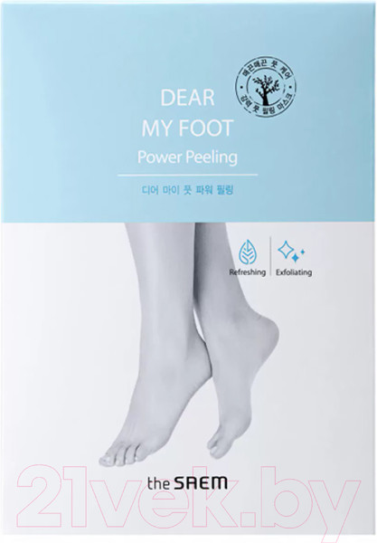 Изображение товара Носки для педикюра The Saem Dear My Foot Power Peeling (2x40мл)