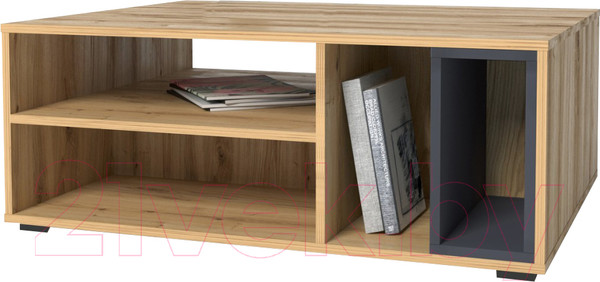 Изображение товара Журнальный столик MySTAR Инсар 117.03 (дуб навара/графит)