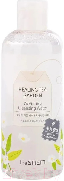 Изображение товара Тоник для снятия макияжа The Saem Healing Tea Garden White Tea Cleansing Water (300мл)