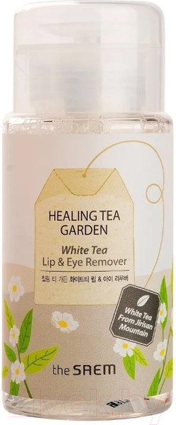 Изображение товара Лосьон для снятия макияжа The Saem Healing Tea Garden White Tea Lip & Eyes Remover (150мл)
