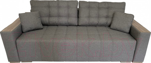 Изображение товара Диван ФорестДекоГрупп Милан 2 (Lux 05, рогожка светло-серый)