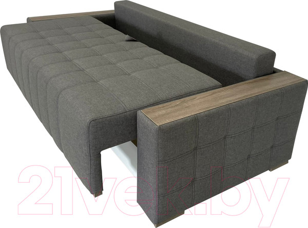 Изображение товара Диван ФорестДекоГрупп Милан 2 (Lux 05, рогожка светло-серый)