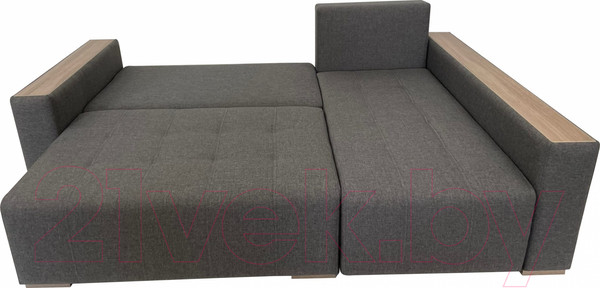 Изображение товара Диван угловой ФорестДекоГрупп Милан 2 левый (Lux 06, рогожка пыльно-серый)