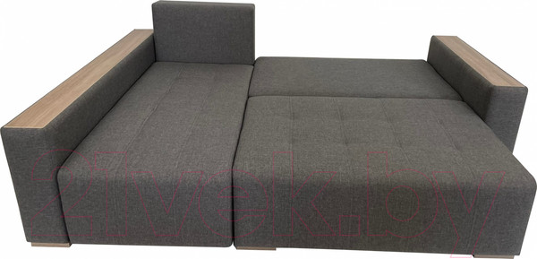 Изображение товара Диван угловой ФорестДекоГрупп Милан 2 правый (Lux 06, рогожка пыльно-серый)