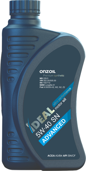Изображение товара Моторное масло Onzoil Ideal SN 5W40 (900мл)