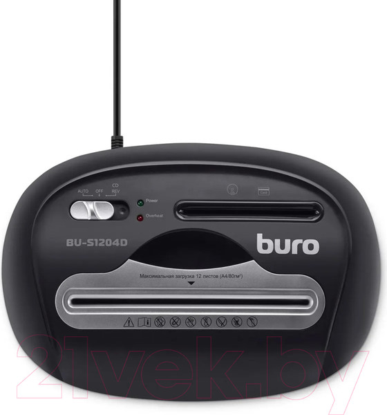 Изображение товара Шредер Buro Office BU-S1204D / OS1204D
