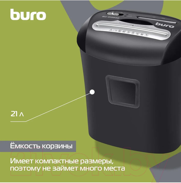 Изображение товара Шредер Buro Office BU-S1204D / OS1204D