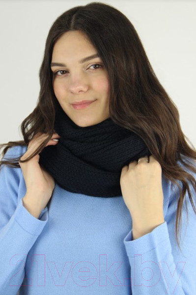 Изображение товара Шарф-снуд Polesie 7С1258-Д43 68x50 (синий)