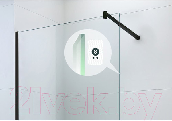 Изображение товара Душевая стенка Berges 80x200 / 064008