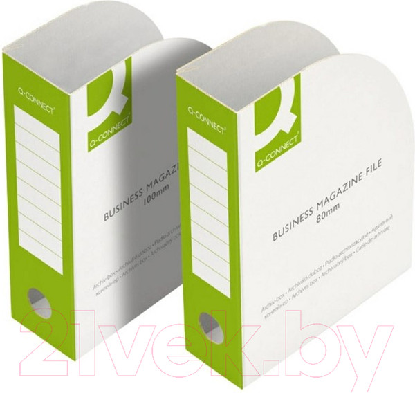 Изображение товара Коробка архивная Q-Connect Вертикальная KF15845 (80мм, зеленый)