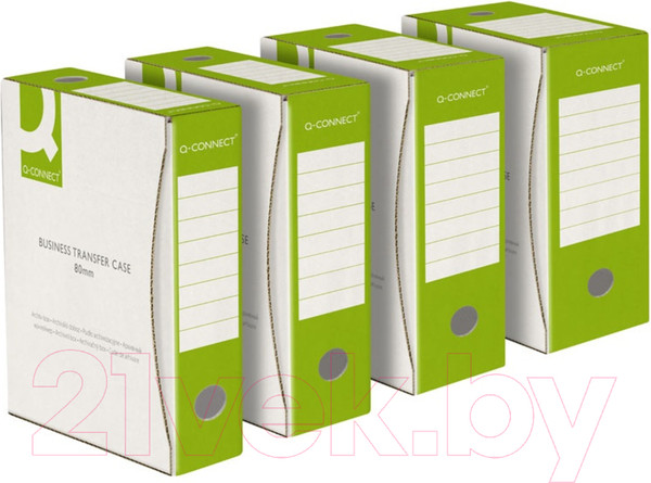 Изображение товара Коробка архивная Q-Connect KF15849 (150мм, зеленый)
