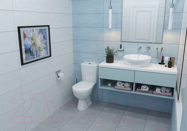 Изображение товара Унитаз напольный Rosa Нео (белый)