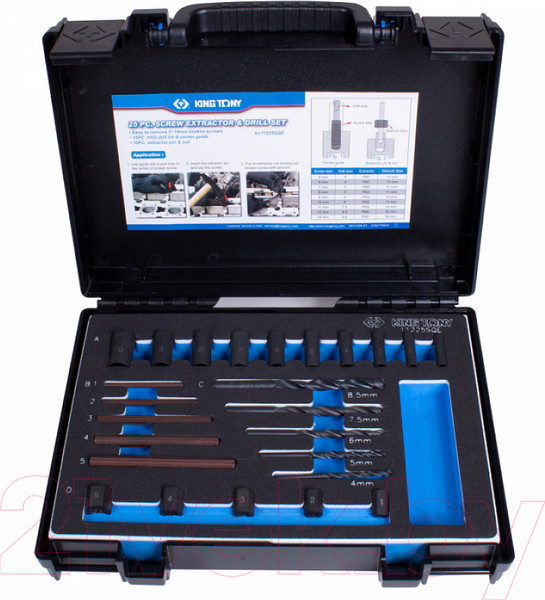 Изображение товара Набор экстракторов King TONY 11225SQE